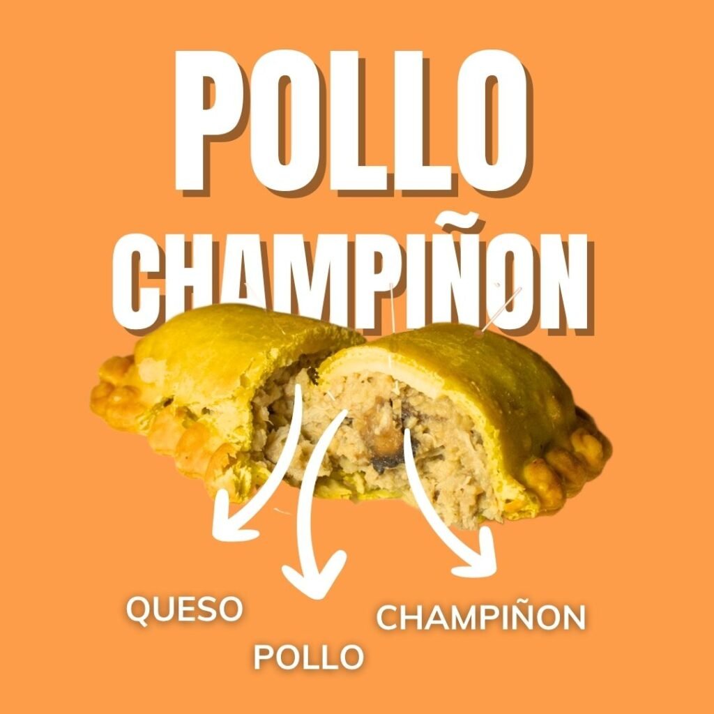 empanada de pollo y champiñon